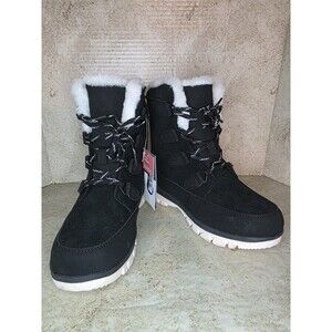 Universal Thread Corie Waterproof Winter Boots Women Sz 6 Outdoor Faux Fur Lined